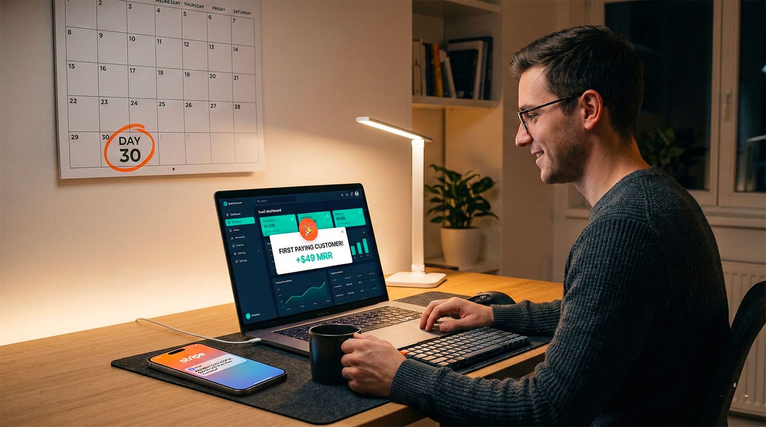 Launch a Micro-SaaS with AI in 2026: From Concept to First Customer in 30 Days