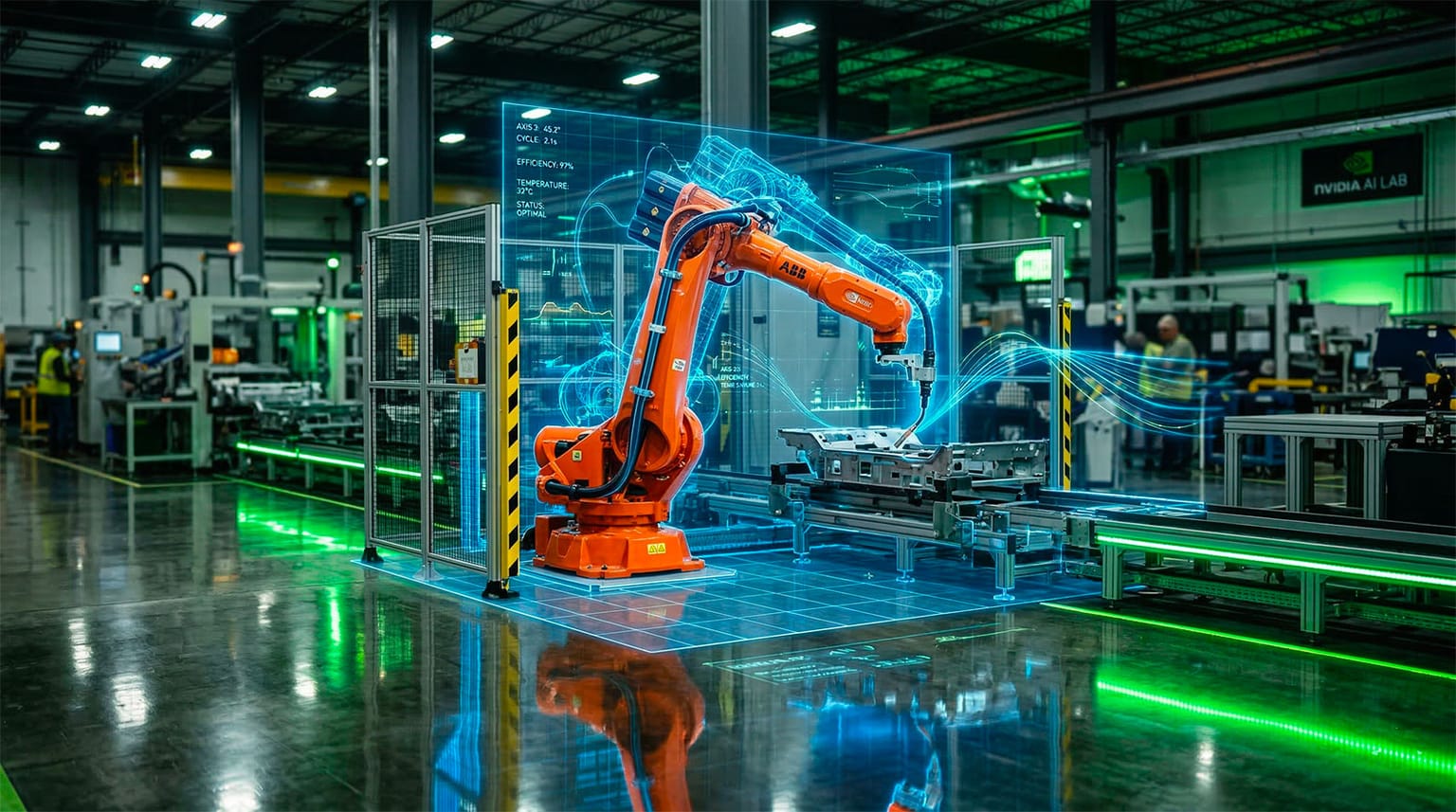 ABB and NVIDIA Promise Factory Robots Deployed Twice as Fast with Physical AI