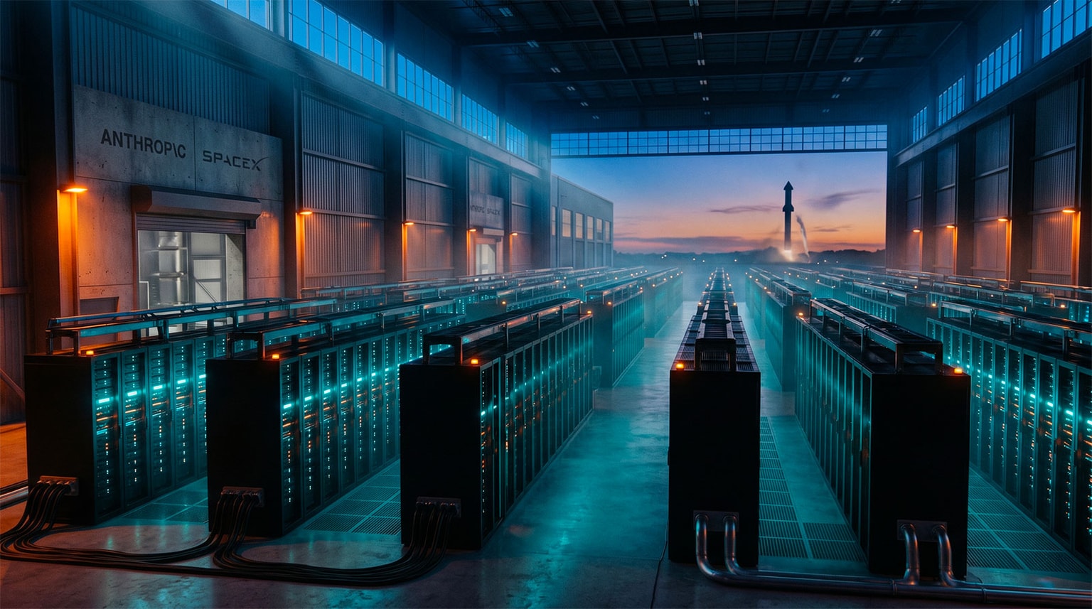 Anthropic rents all of SpaceX's Colossus 1: 222,000 GPUs and 300 MW to fuel Claude
