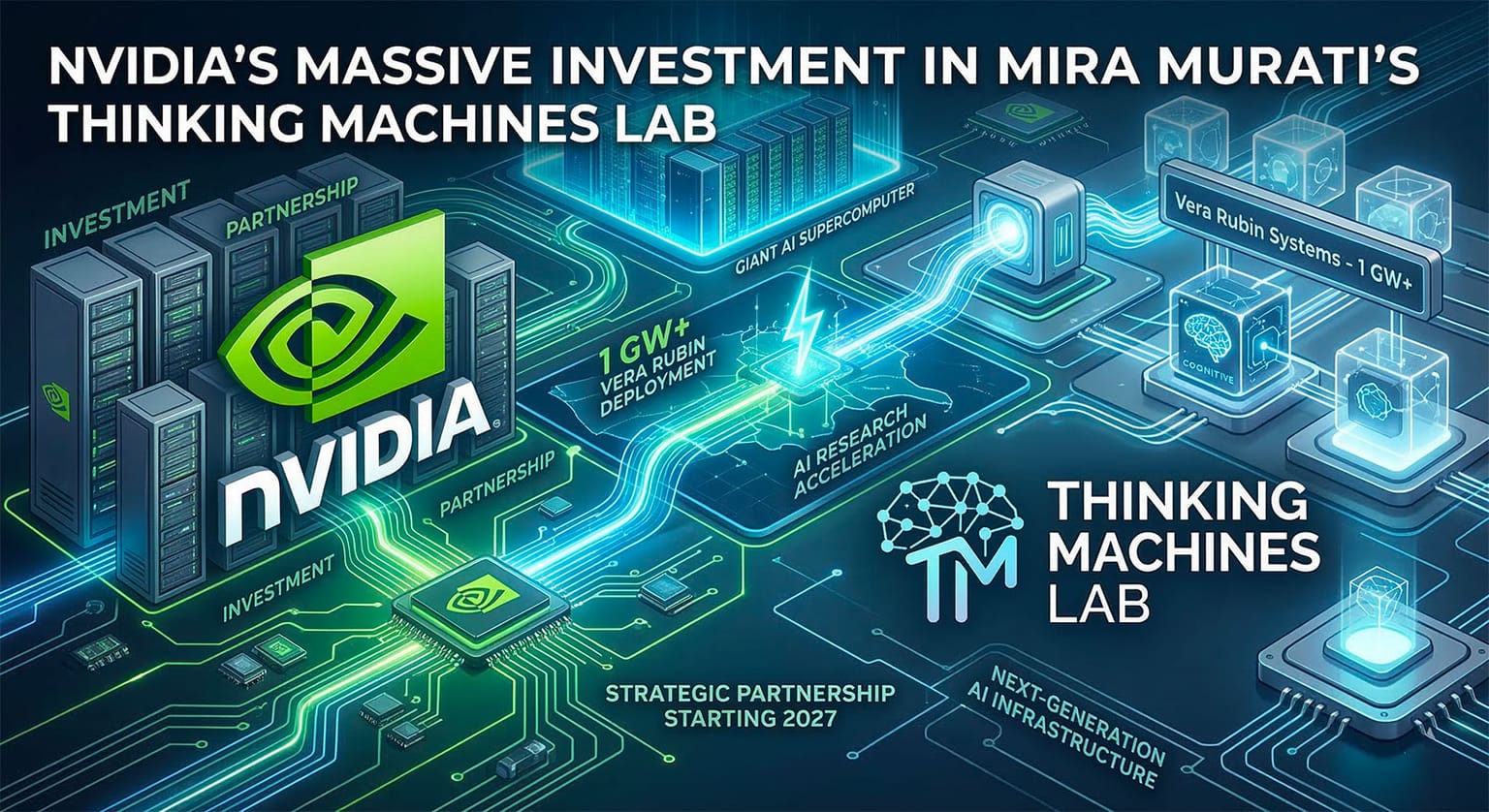 NVIDIA Makes Major Investment in Thinking Machines Lab, Mira Murati's AI Startup